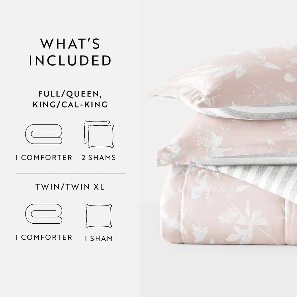 Patterned Down-Alternative Comforter Set (Sale)