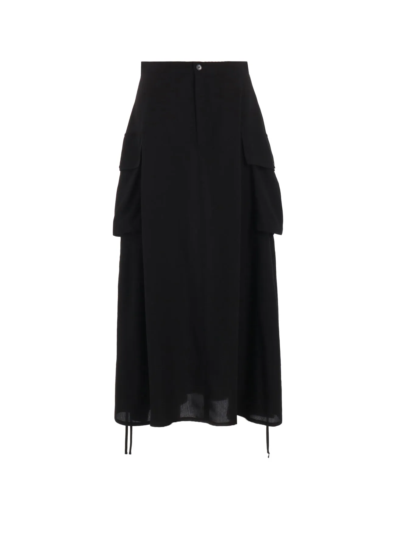 POPLIN SIDE STRING SKIRT