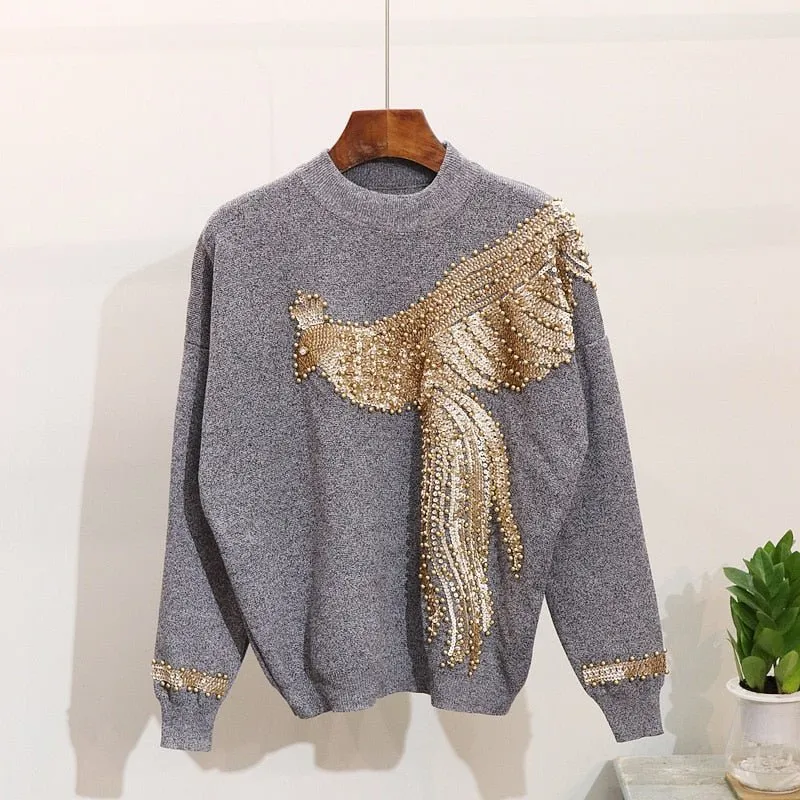 Pre Order:  Phoenix Sequin Knit Set