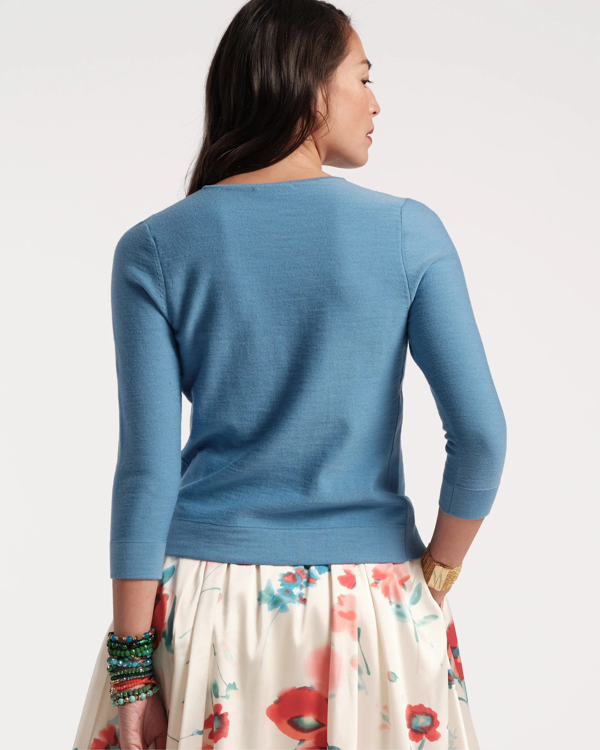 Rachel Knit Top Blue