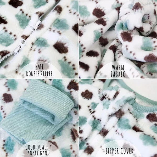 Rain Cloud Mint Soft Microfibre Blanket Sleeper