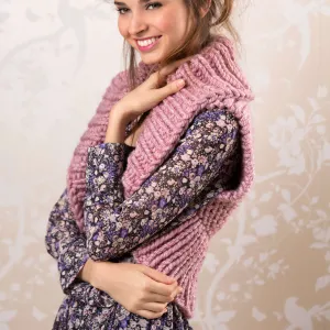 Red Heart Knit Cozy Shrug