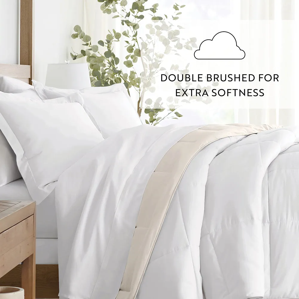 Reversible Down-Alternative Comforter Set Sale