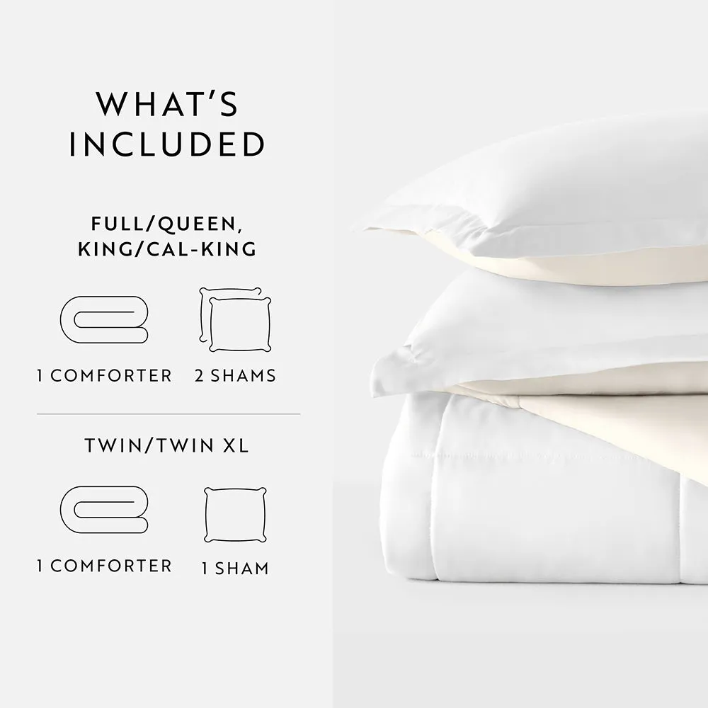 Reversible Down-Alternative Comforter Set (Sale)