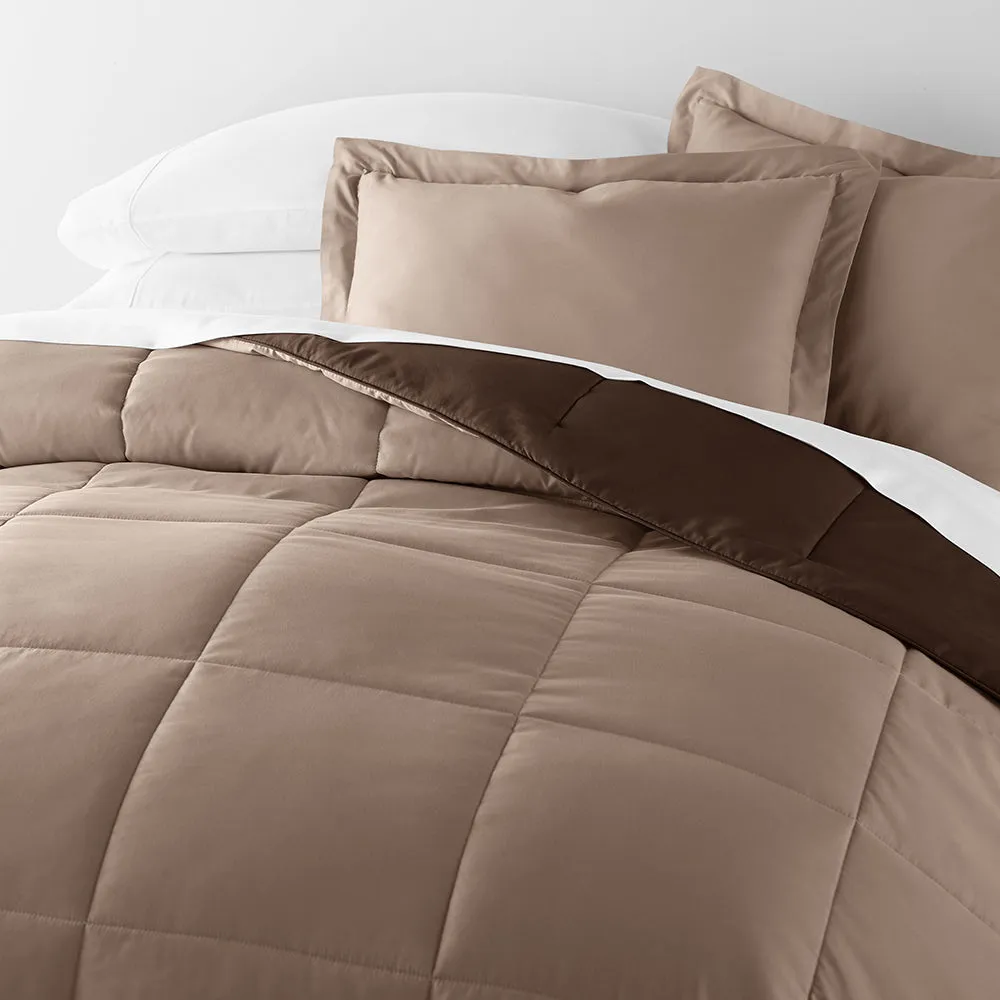 Reversible Down-Alternative Comforter Set Sale