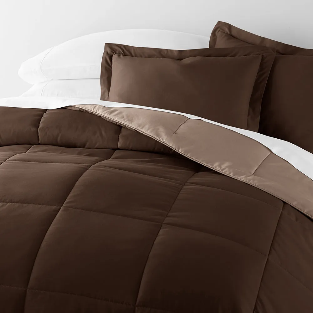 Reversible Down-Alternative Comforter Set (Sale)