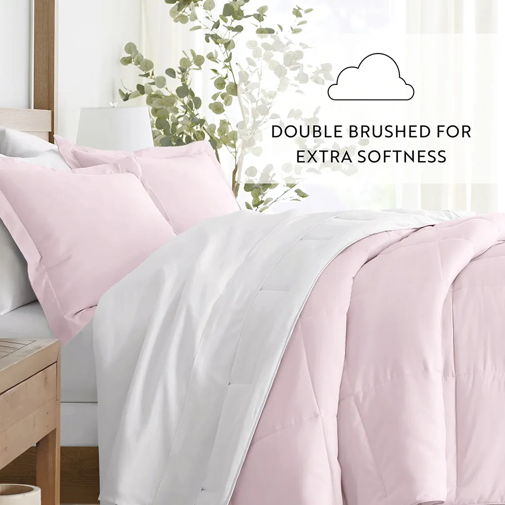 Reversible Down-Alternative Comforter Set Sale