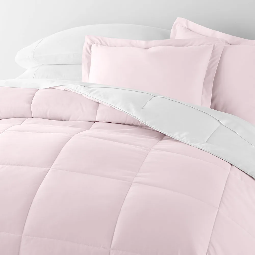 Reversible Down-Alternative Comforter Set Sale