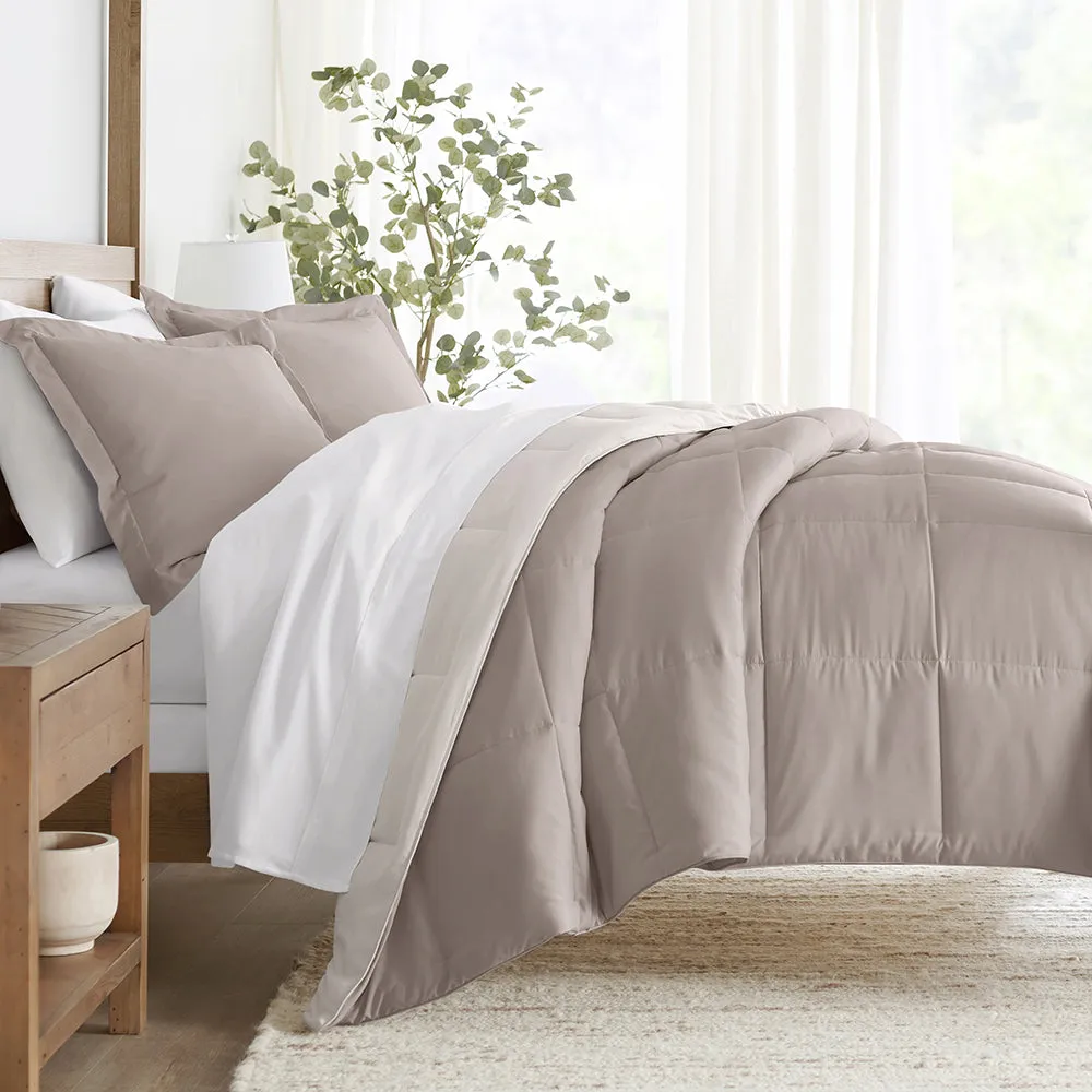 Reversible Down-Alternative Comforter Set (Sale)