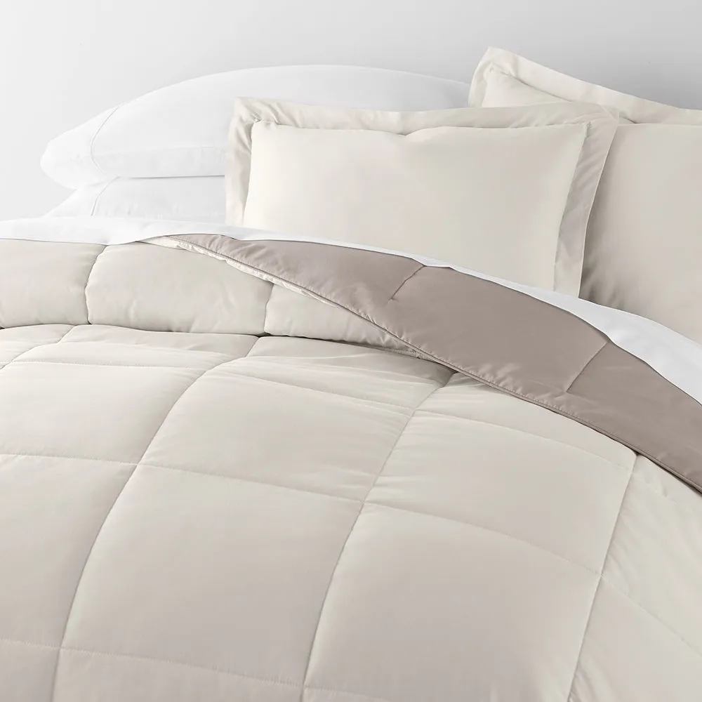 Reversible Down-Alternative Comforter Set Sale