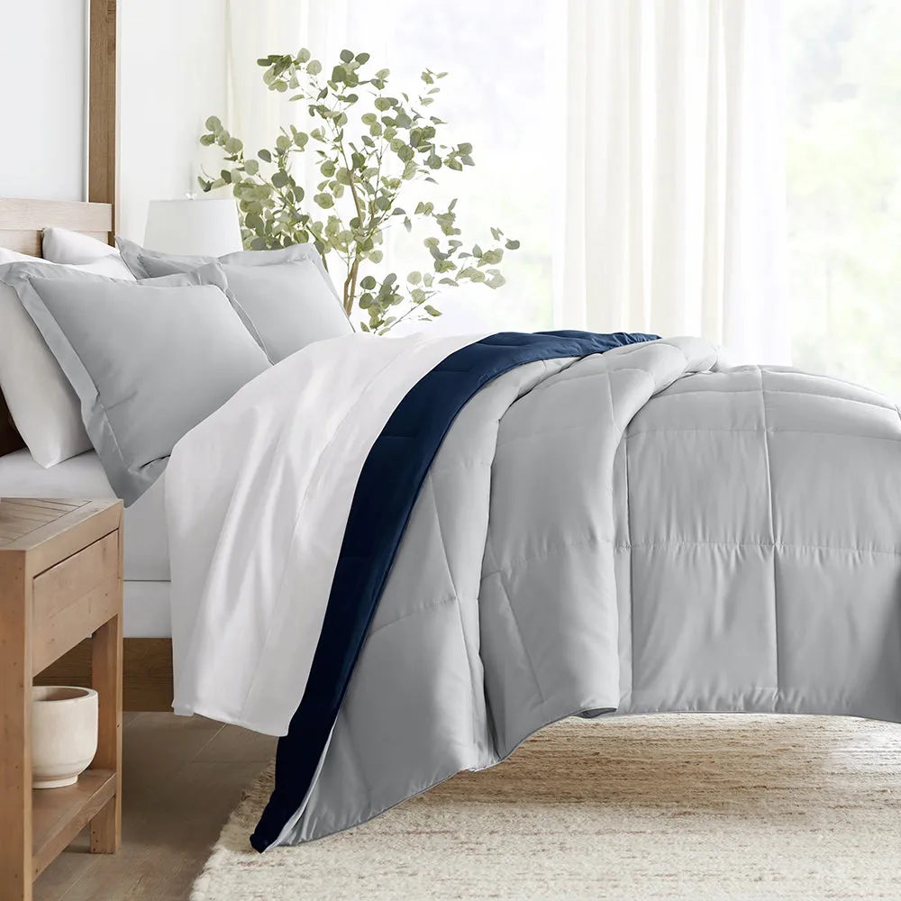 Reversible Down-Alternative Comforter Set Sale