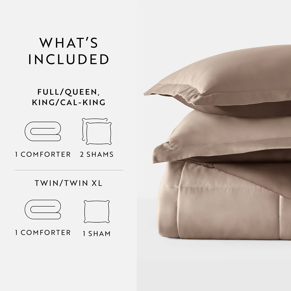 Reversible Down-Alternative Comforter Set Sale