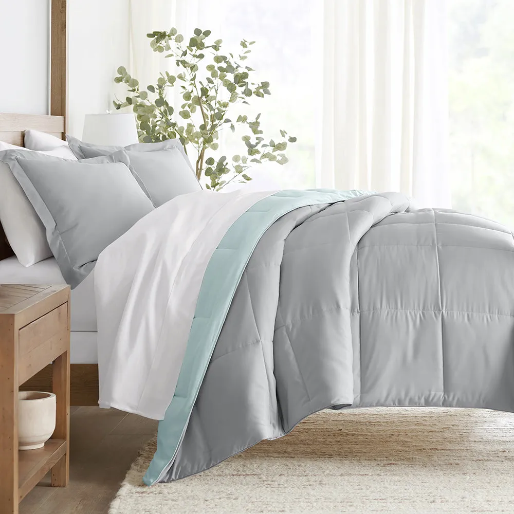 Reversible Down-Alternative Comforter Set (Sale)