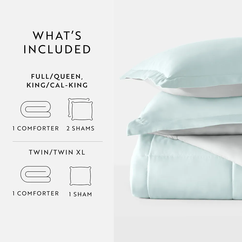 Reversible Down-Alternative Comforter Set (Sale)