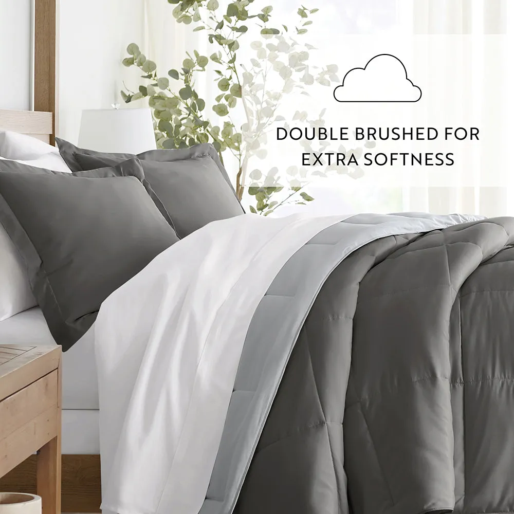 Reversible Down-Alternative Comforter Set (Sale)