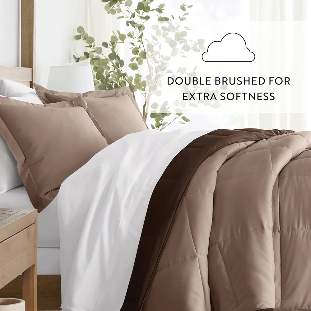 Reversible Down-Alternative Comforter Set (Sale)