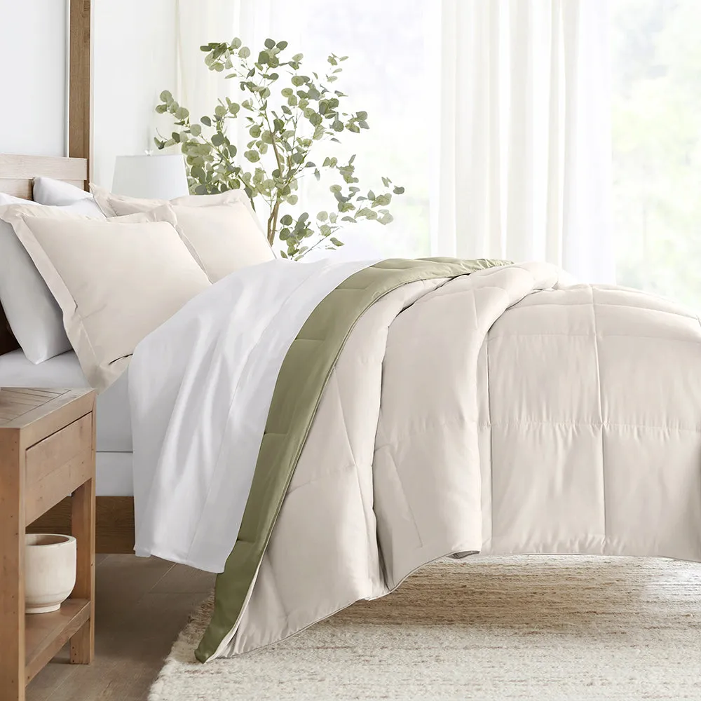 Reversible Down-Alternative Comforter Set (Sale)