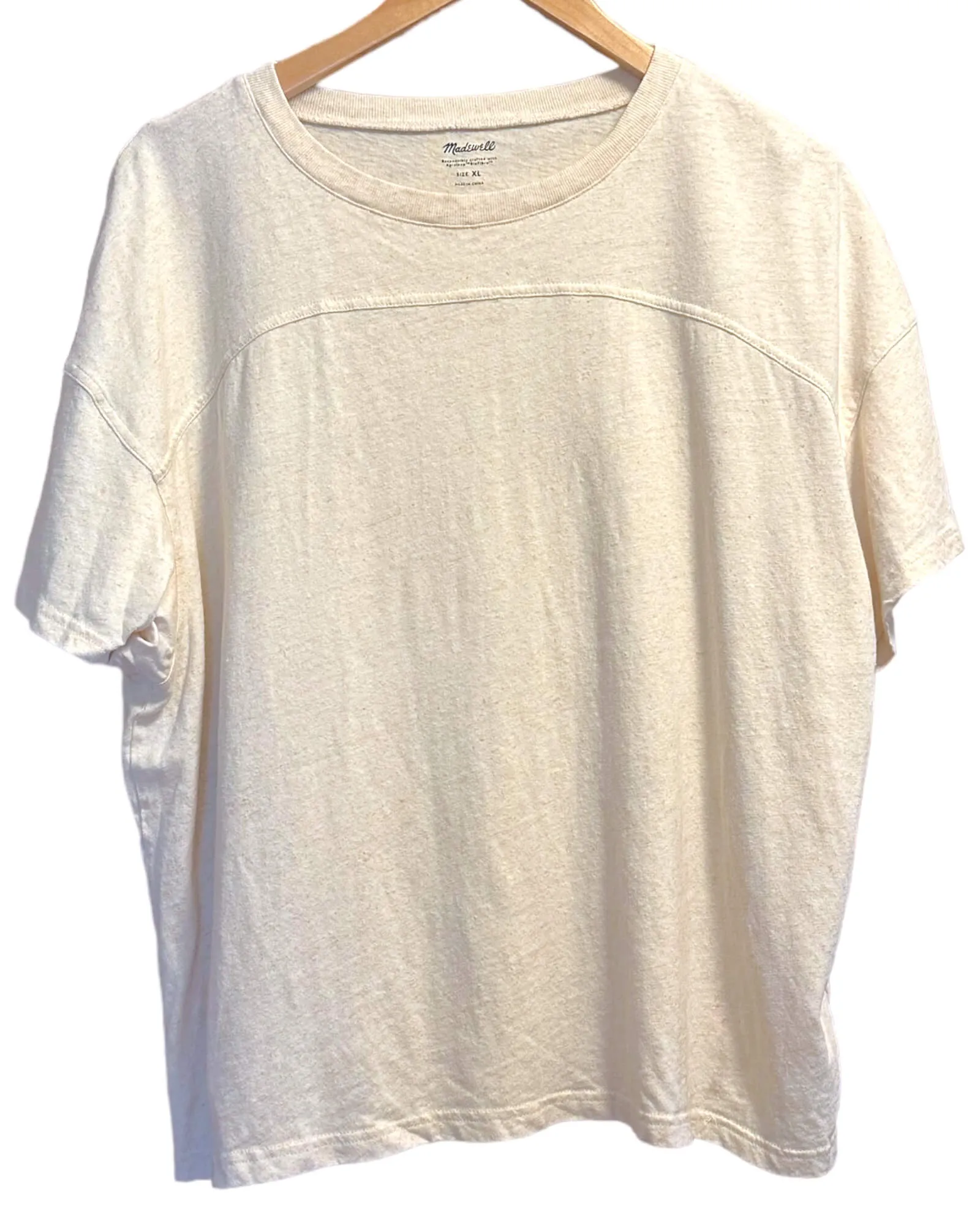 Soft Autumn Marled Oatmeal Relaxed Tee