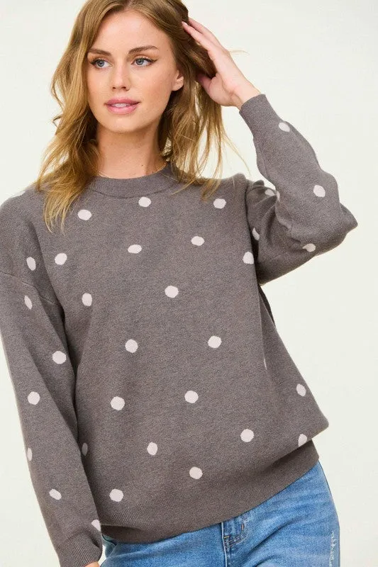 Soft Touch Polka Dot Sweater