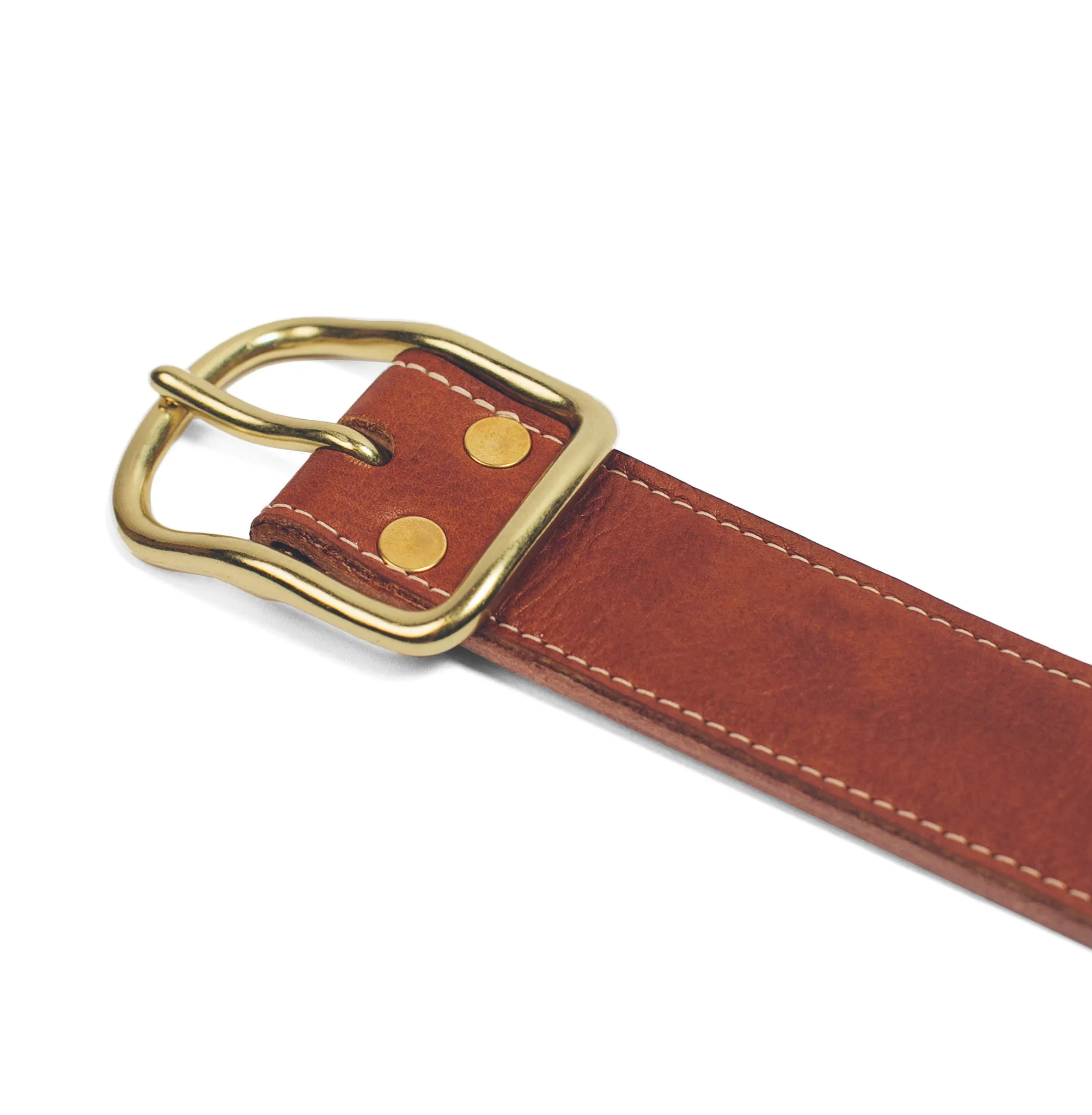 The Double Belt in Whiskey Steerhide