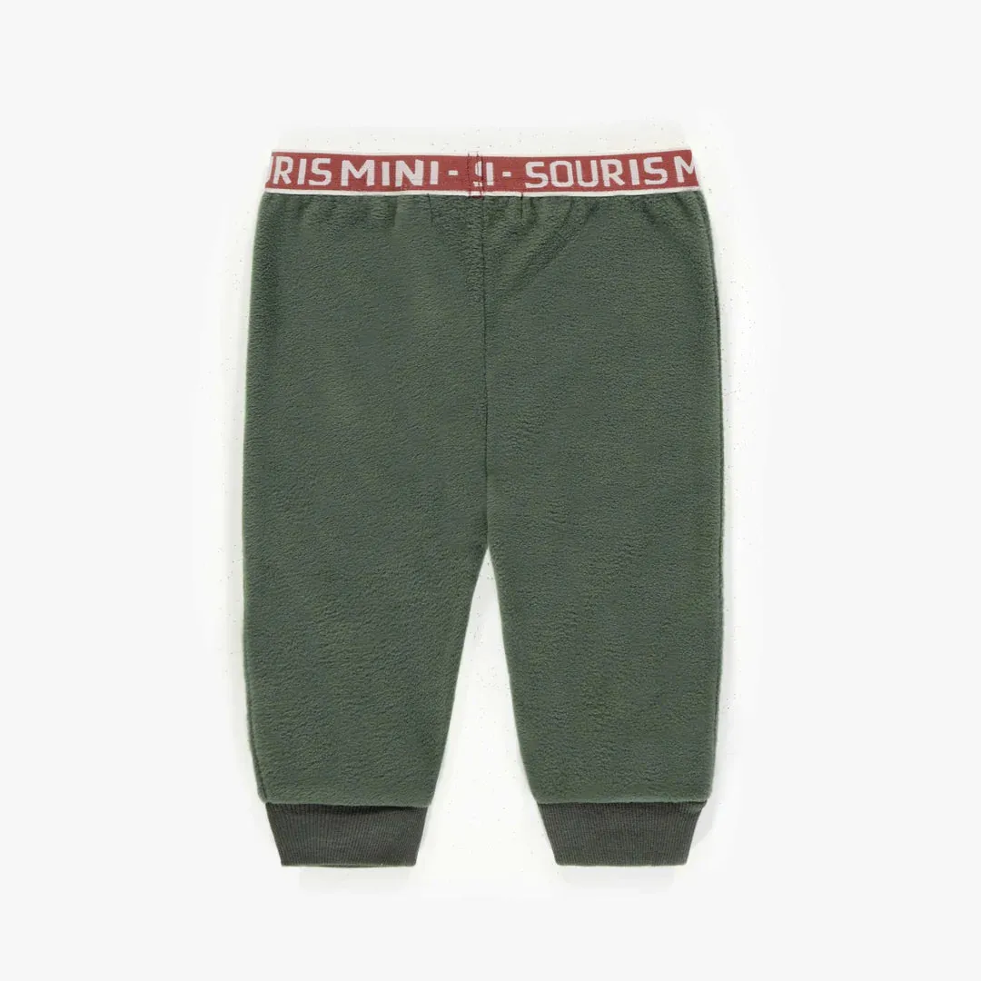 The Fleece Pants - Green - BABY