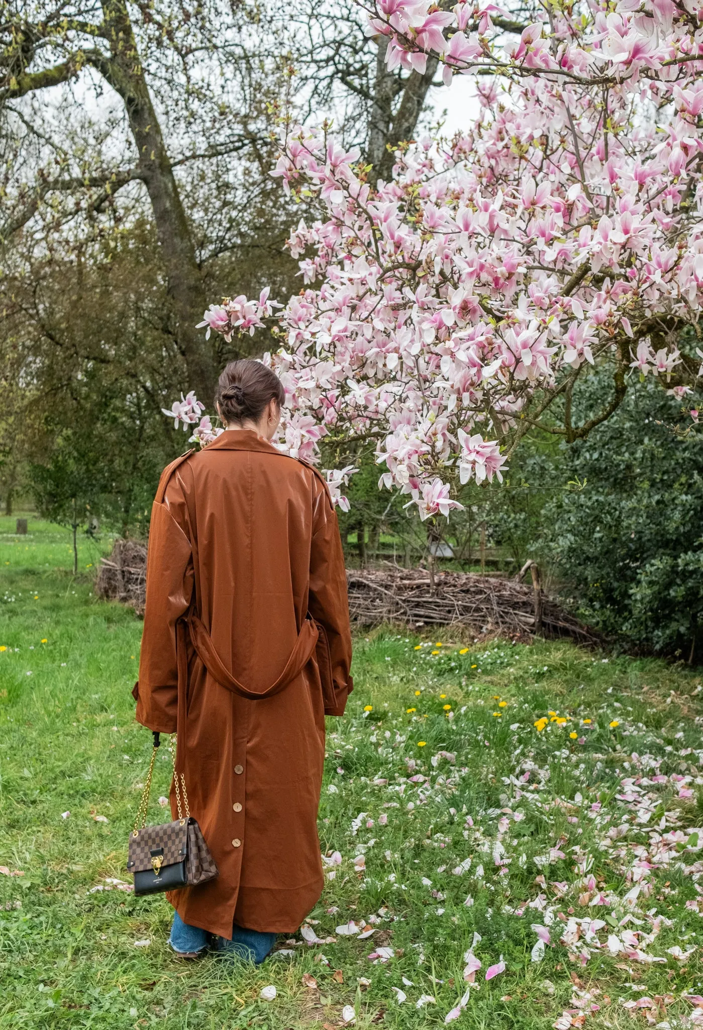 Trench Coat - Chocolate Brown