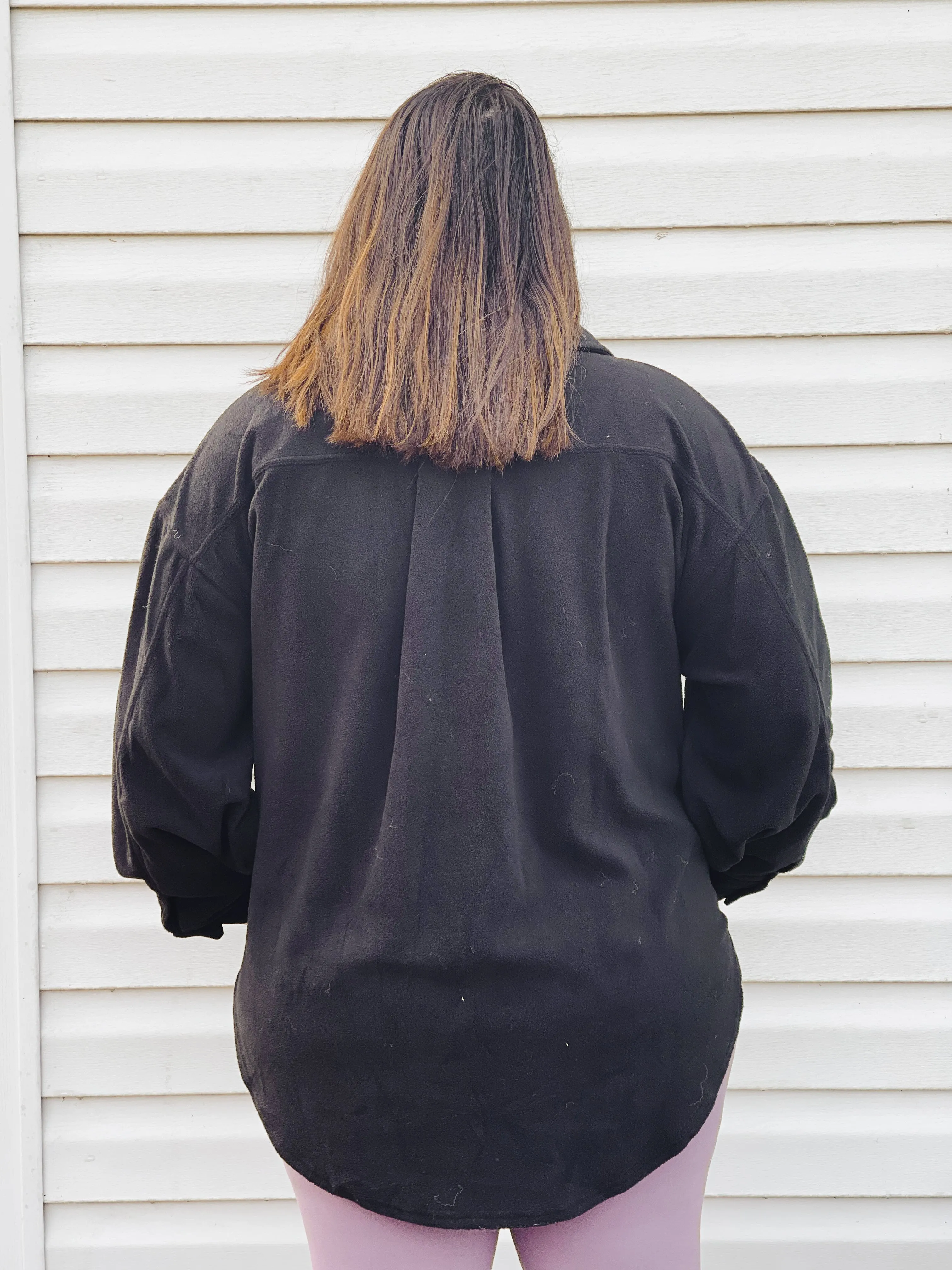 Tucked Away Cozy Oversized Fleece Shacket