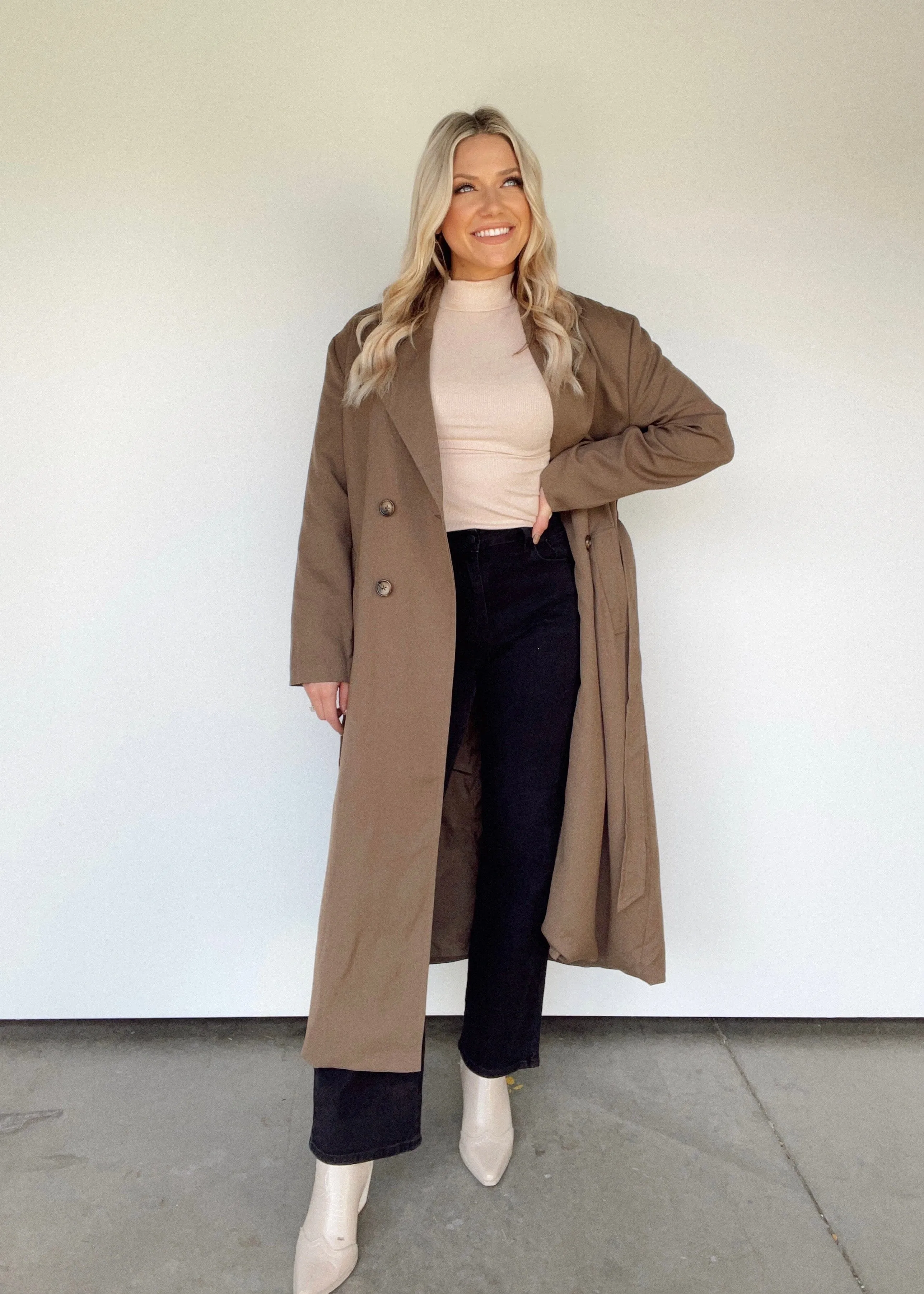 Twill Trench Coat