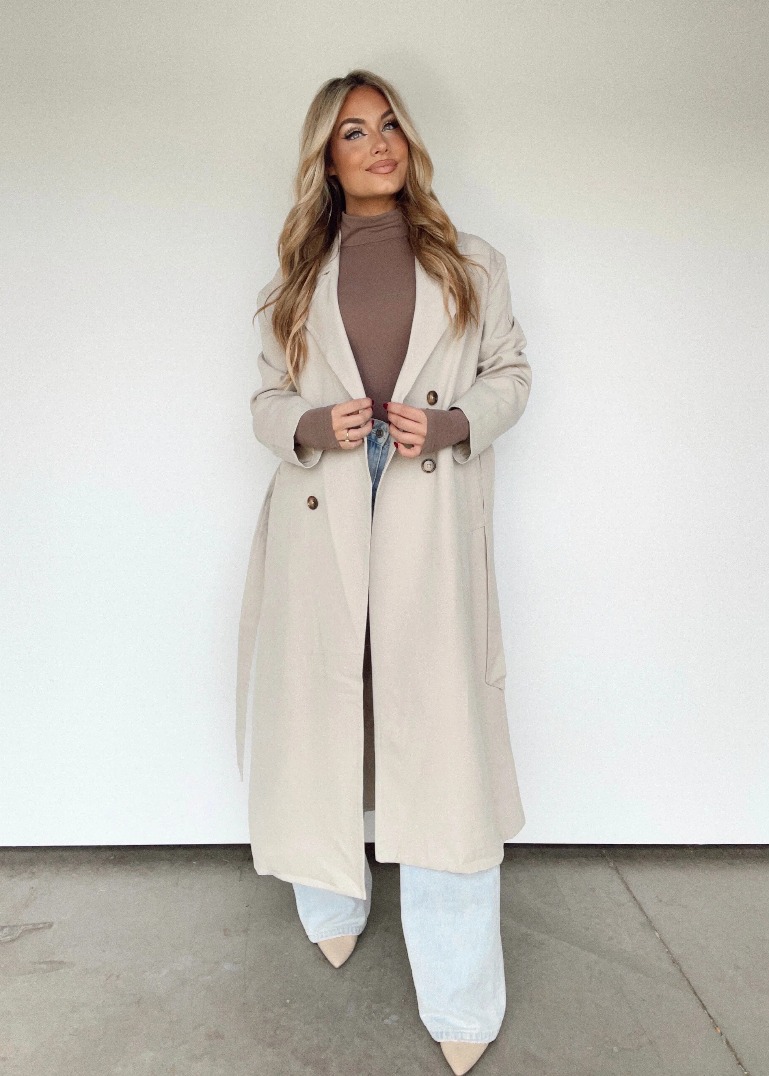 Twill Trench Coat