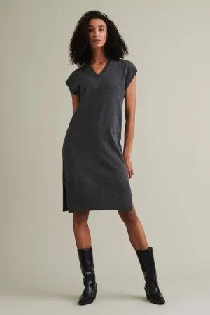 Vänö Merino Wool Dress Grey