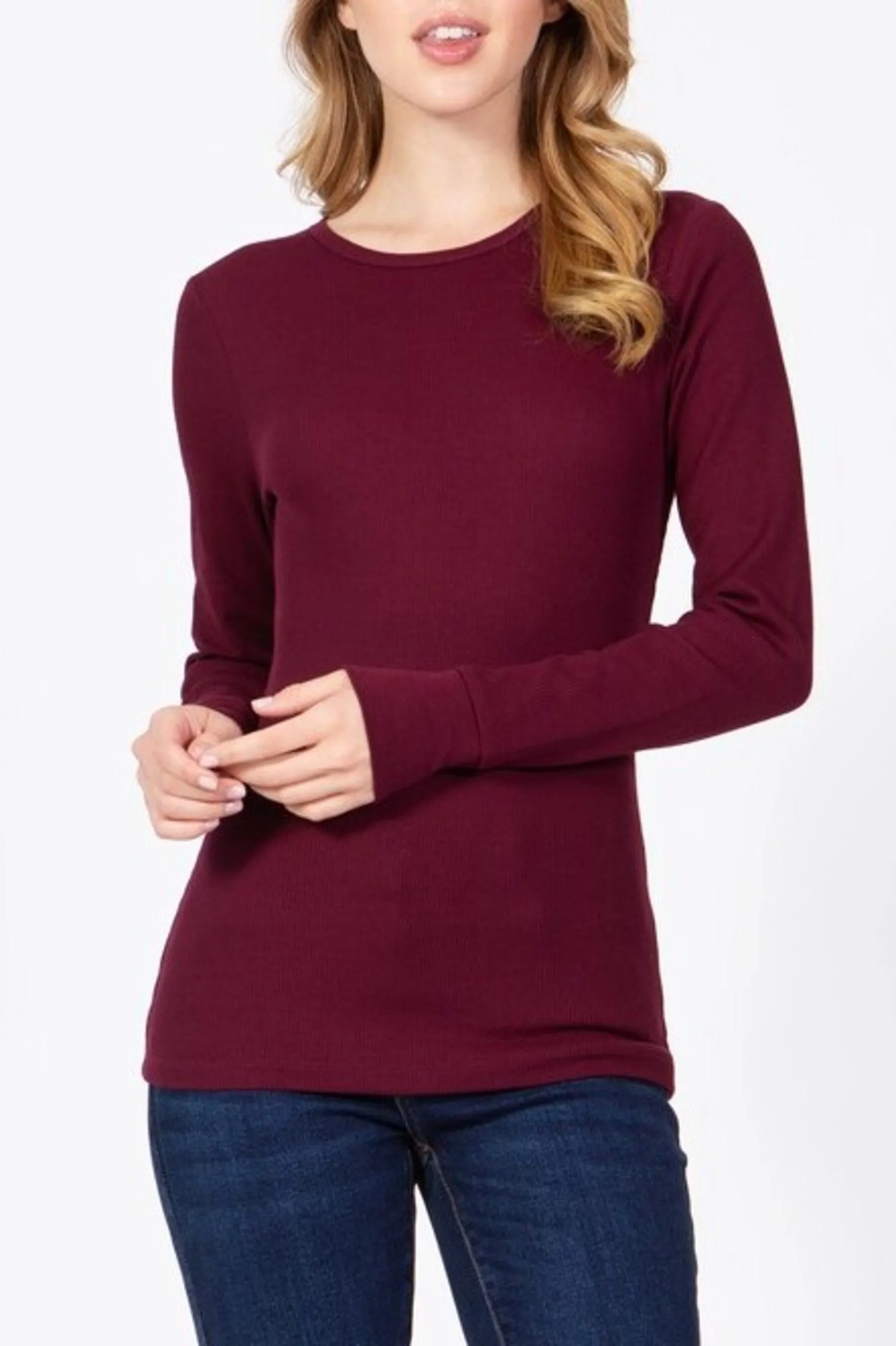 Women's Thermal Shirts Long Sleeve Winter Tops